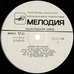 Русские Народные Песни