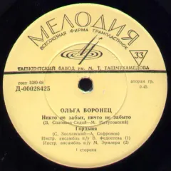 Никто Не Забыт, Ничто Не Забыто (другое яблоко) (7 Дюймов) Без обложки