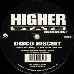 Disco Biscuit (белое яблоко, синий винил)