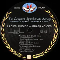 Ladies Choice (Carole King / Melanie / Laura Nyro - Their Best Songs In Brass!) Без обложки