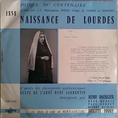 1858 Naissance De Lourdes - Disque Du Centenaire 1958 FR