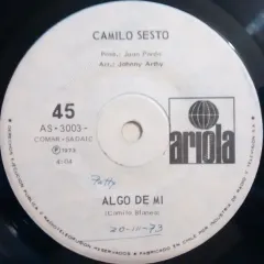 Algo De Mi / Yo Soy Asi (оранжевое яблоко) (7 Дюймов)