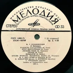 И. С. Козловский (желтое яблоко)
