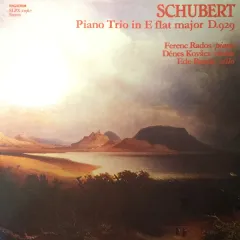 Piano Trio In E Flat Major D.929
