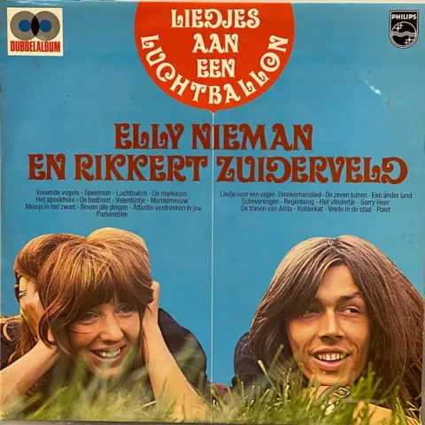 Elly Nieman En Rikkert Zuiderveld - Liedjes Aan Een Luchtballon 2LP EX-