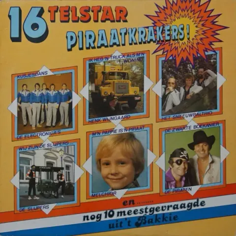 Various - 16 Telstar Piraatkrakers! VG