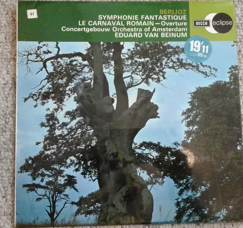 Гектор Берлиоз – Symphonie Fantastique, Le Carnaval Romain - Overture EX- 1970 UK EX-