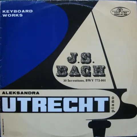 И. С. Бах, Александра Утрехт - Keyboard Works - J.S.Bach 30 Inventions, BWV 772-801 EX- PL EX-