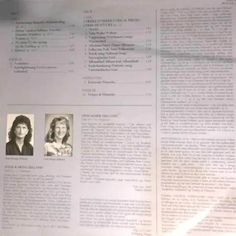 Grieg – The Helland Duo NM